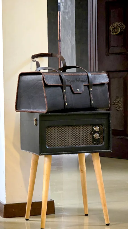 Leather Box Bag