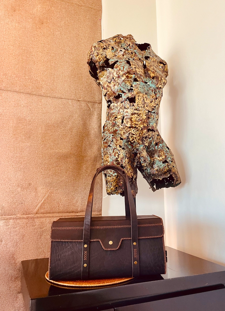 Leather Box Bag