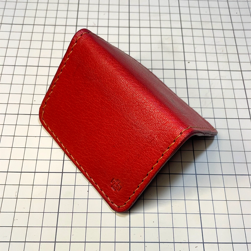 leather crafting class - card wallet
