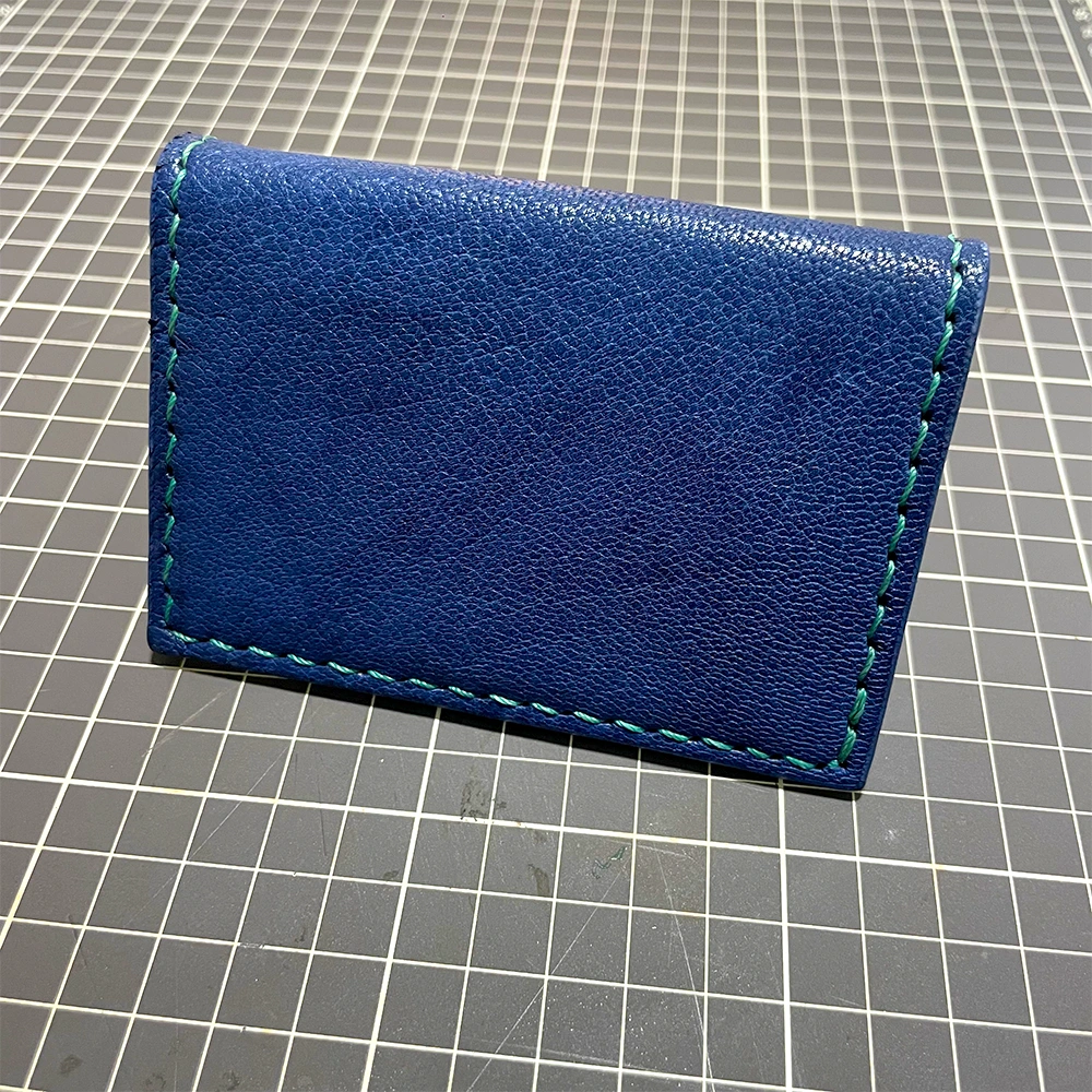leather crafting class - card wallet 01